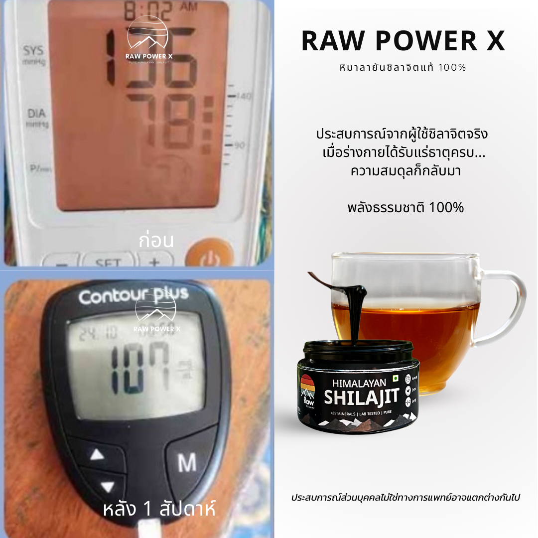 Raw Power X ชิลาจิต 10g – ฟื้นฟูจากภายในอย่างแท้จริง